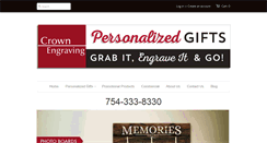 Desktop Screenshot of crownengraving.com
