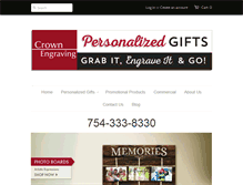 Tablet Screenshot of crownengraving.com